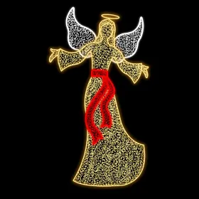 Figura de Natal 2D Luminosa  - Anjo Elegance