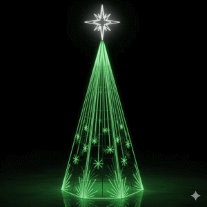 Árvore de Natal Gigante Brilho Fragmentado LED