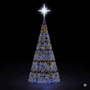 Árvore de Natal Gigante - Celeste LED