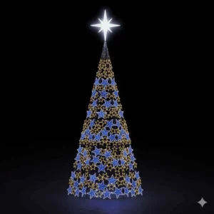 Árvore de Natal Gigante - Celeste LED