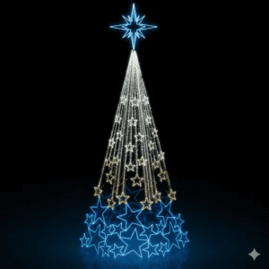 Árvore de Natal Gigante Cascata Estelar LED