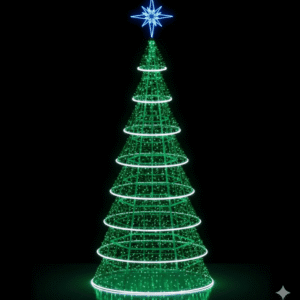 Árvore de Natal Gigante - Cônica Aurora