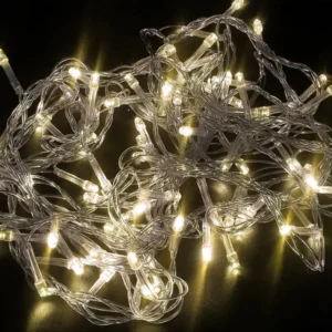 Pisca de Natal 100 Leds Fixo Ø1,8 mm IP44 uso externo 10 metros