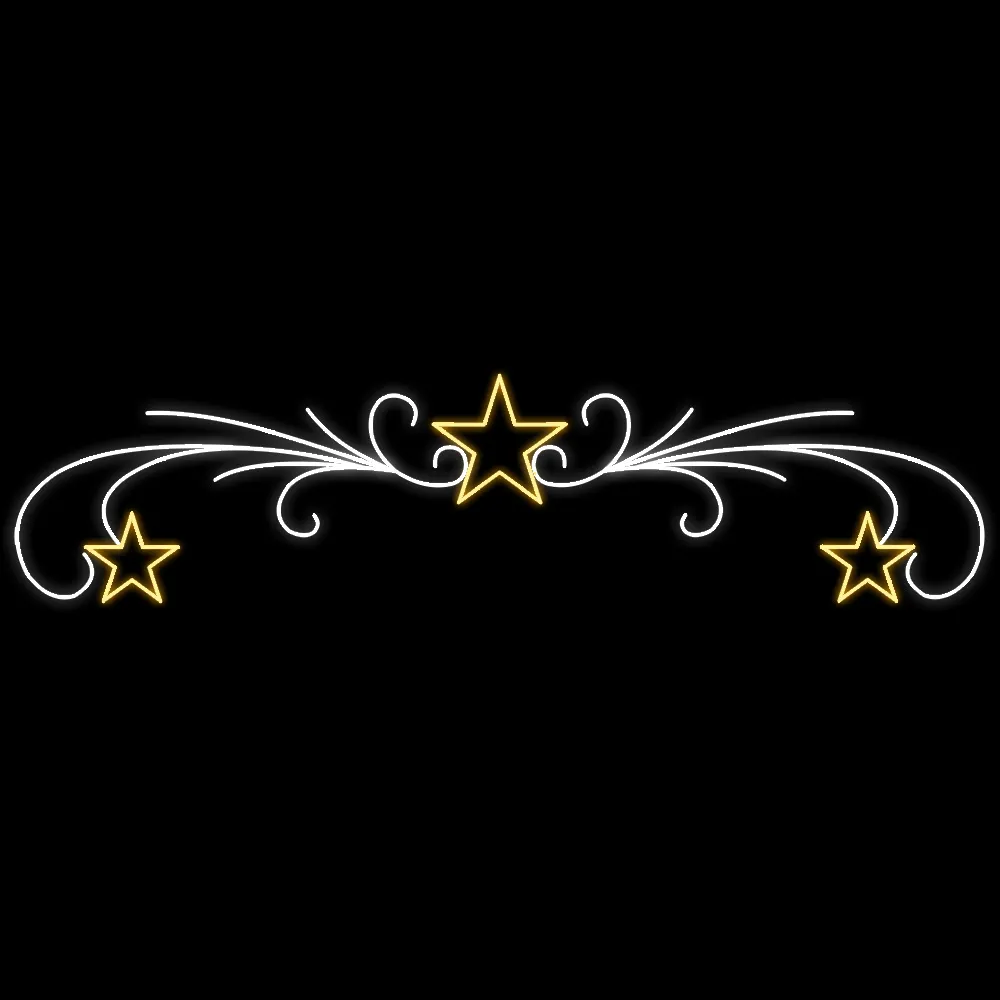Painel Luminoso Ornamento Estelar