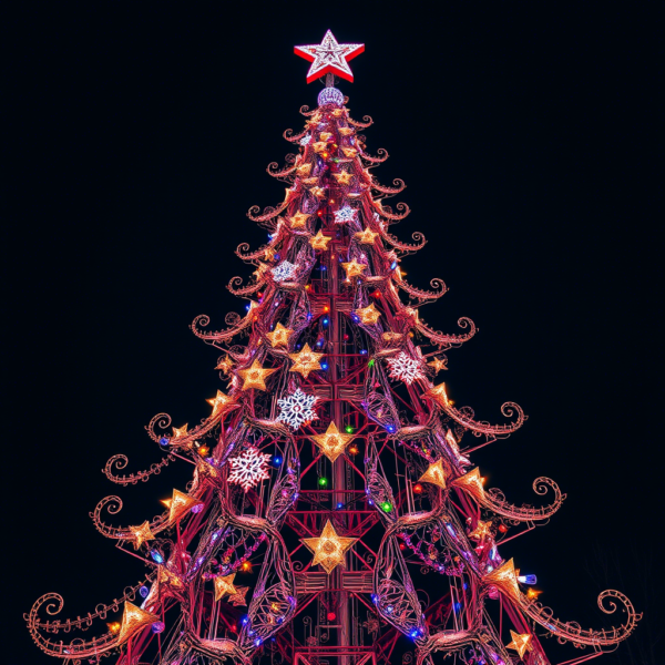 Árvore de Natal Arabesco Luxo