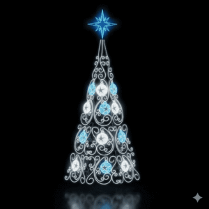 Árvore de Natal Gigante LED – Majestic Ball-Star