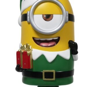 Figura Decorativa Minion Elfo com Presente