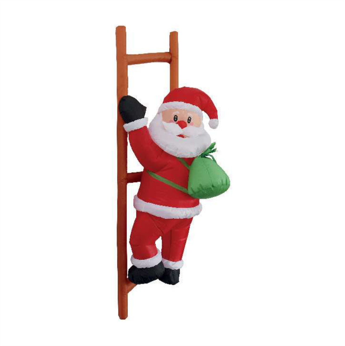 Enfeite Noel na Escada Inflável c/ 2 LEDS 180cm