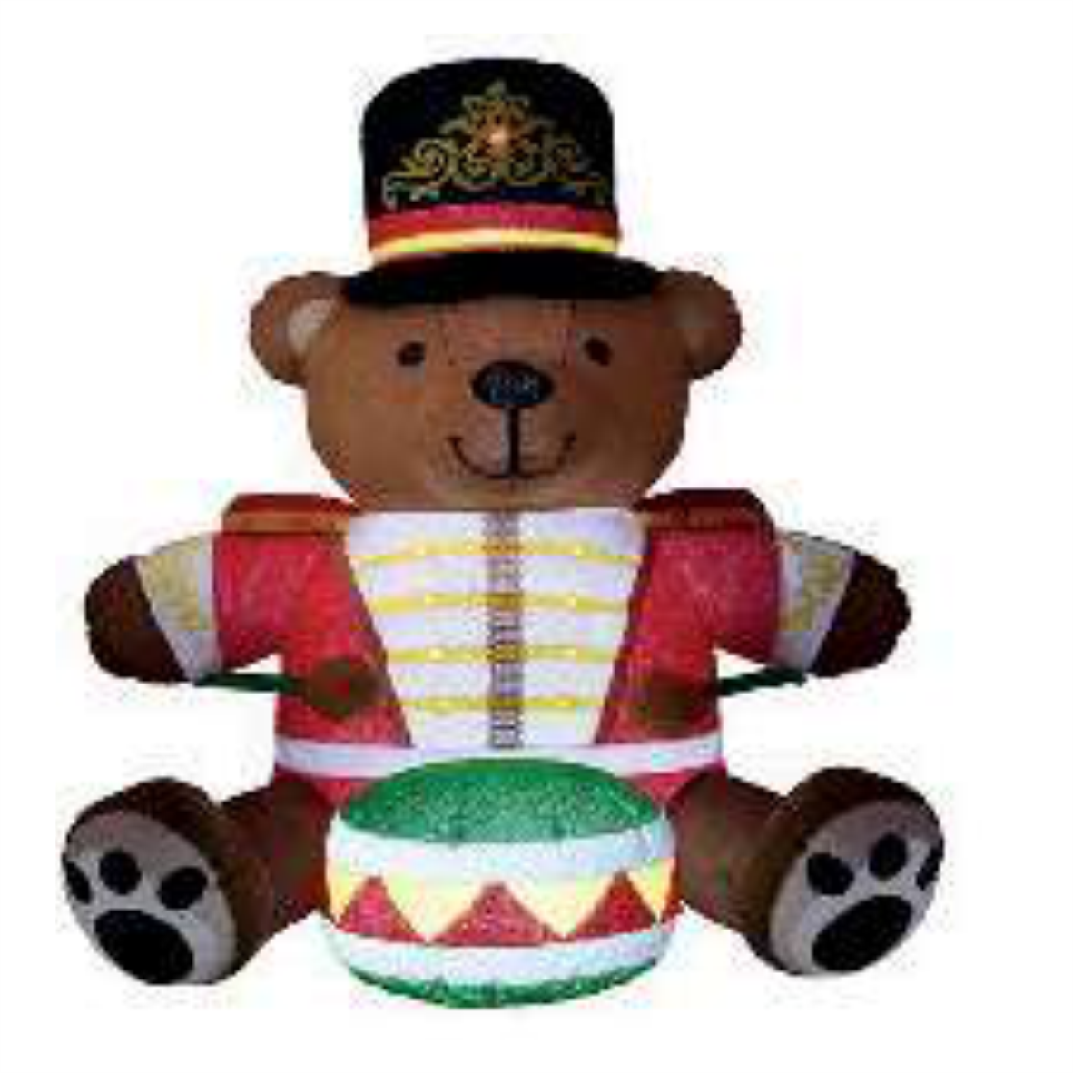 Enf. Musical Urso/Tambor Inflável 2,74cm