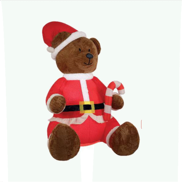Urso Pelúcia Inflável c/ 3 LED 170cm