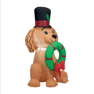 Cão Natalino Inflável 122 cm