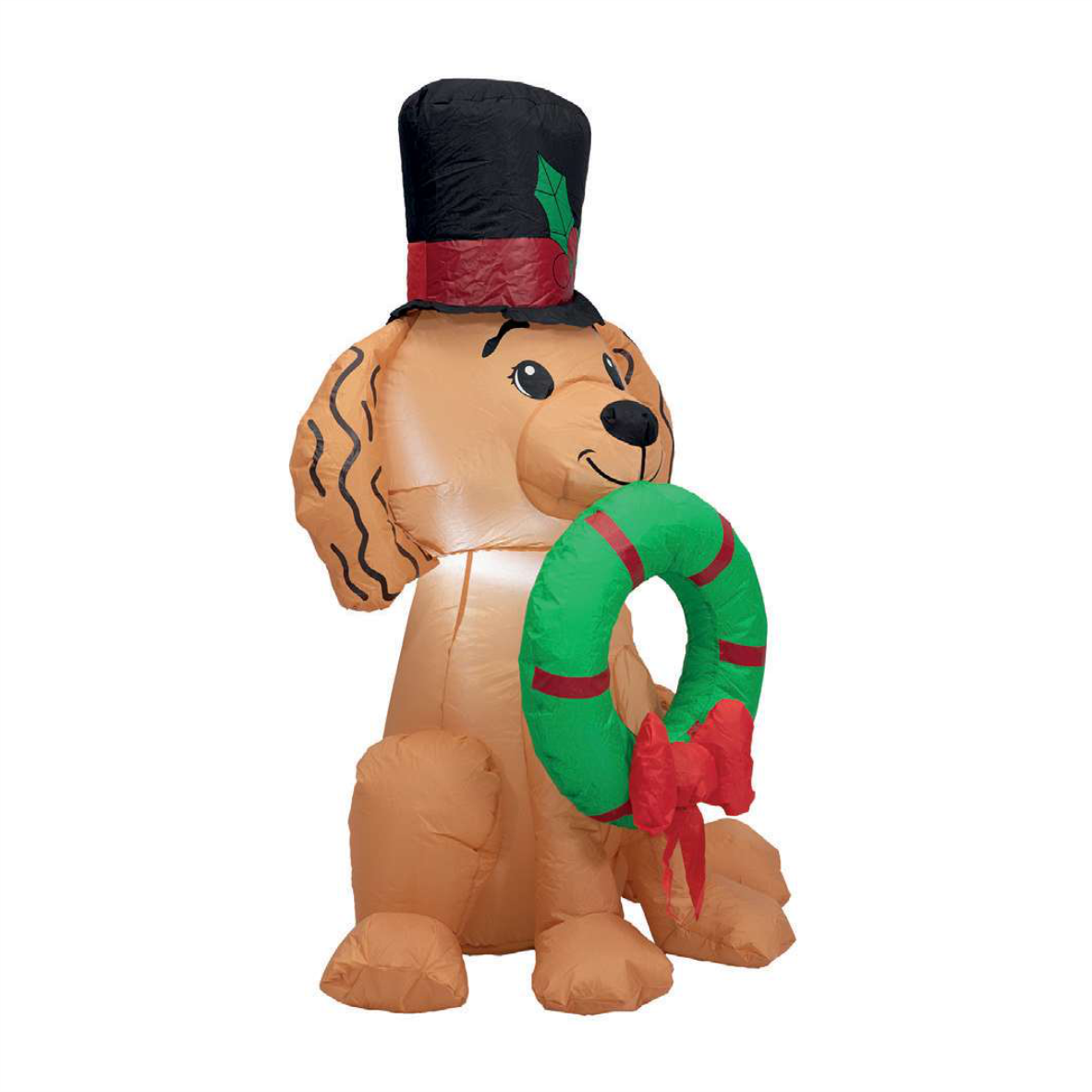 Cão Natalino Inflável 122 cm