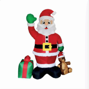 Enfeite Papai Noel Urso/Presente Inflável