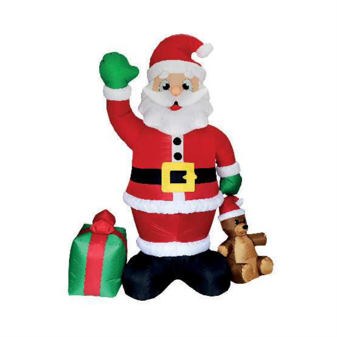 Enfeite Papai Noel Urso/Presente Inflável