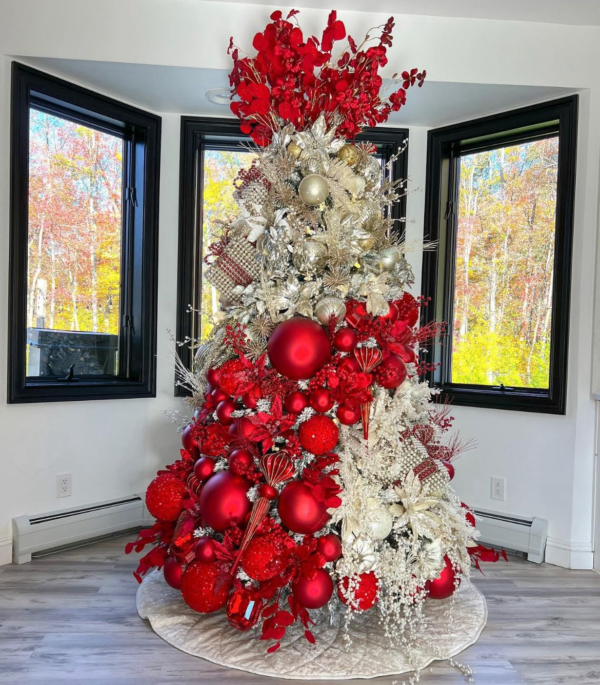 Árvore de Natal Decorada Rouge Majesté - Imagem 2