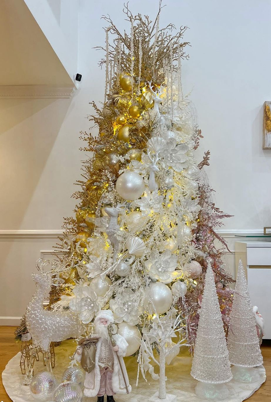 Árvore de Natal decorada Sublime Luxo
