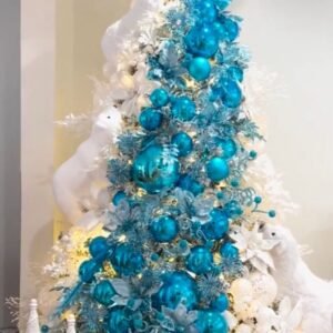 Árvore de Natal Decorada Glacier Sublime