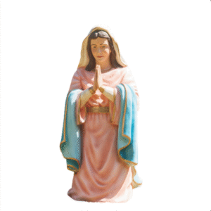 Maria Ajoelhada em Fibra de Vidro