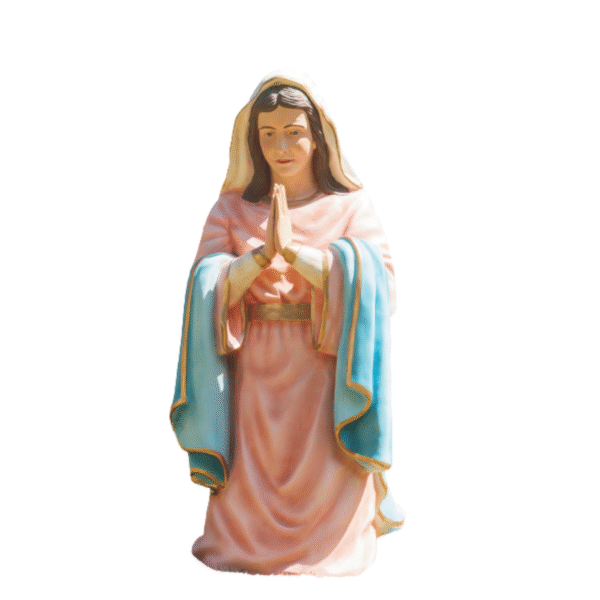 Maria Ajoelhada em Fibra de Vidro