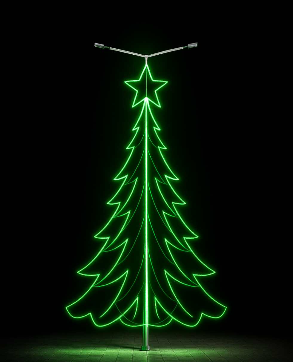 Árvore de Natal Luminosa para Radiante Tree