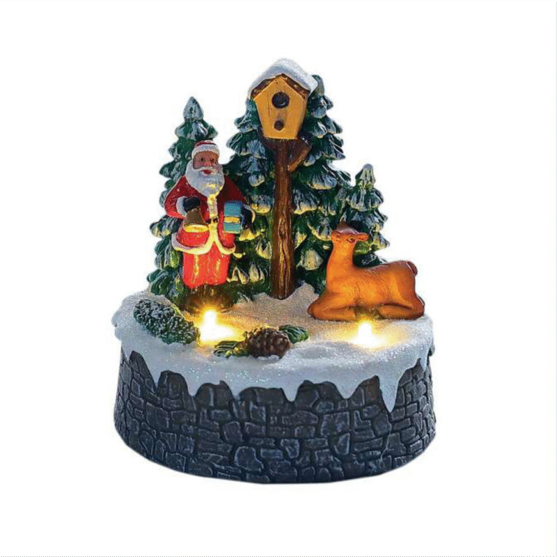 Cenário Natalino Noel Movimento c/ Led