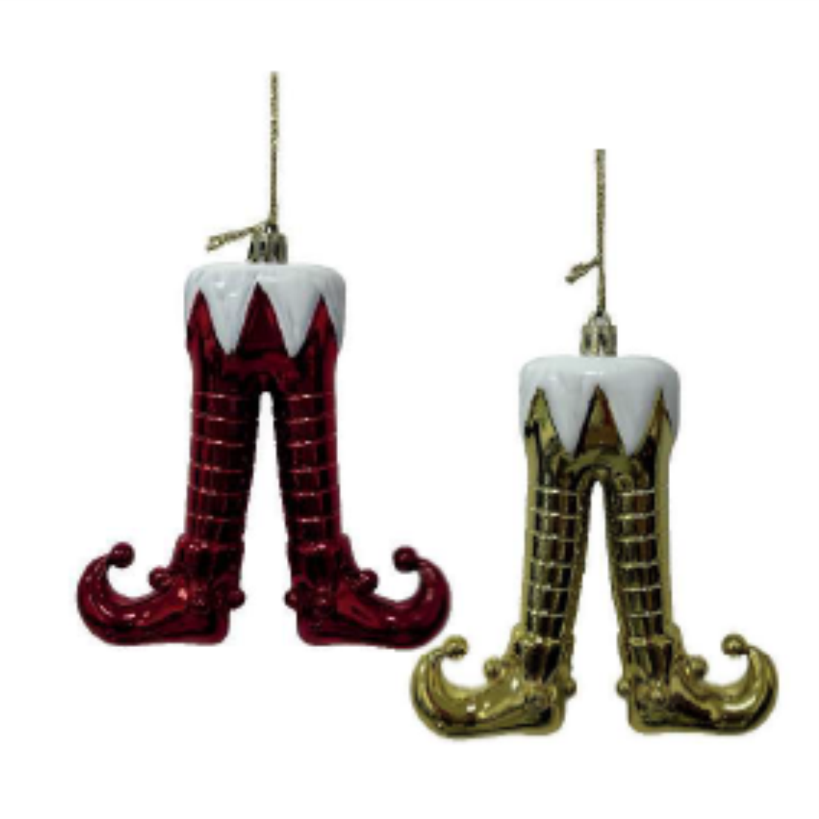 Pendente Bota de Duende Natalino – 12 cm