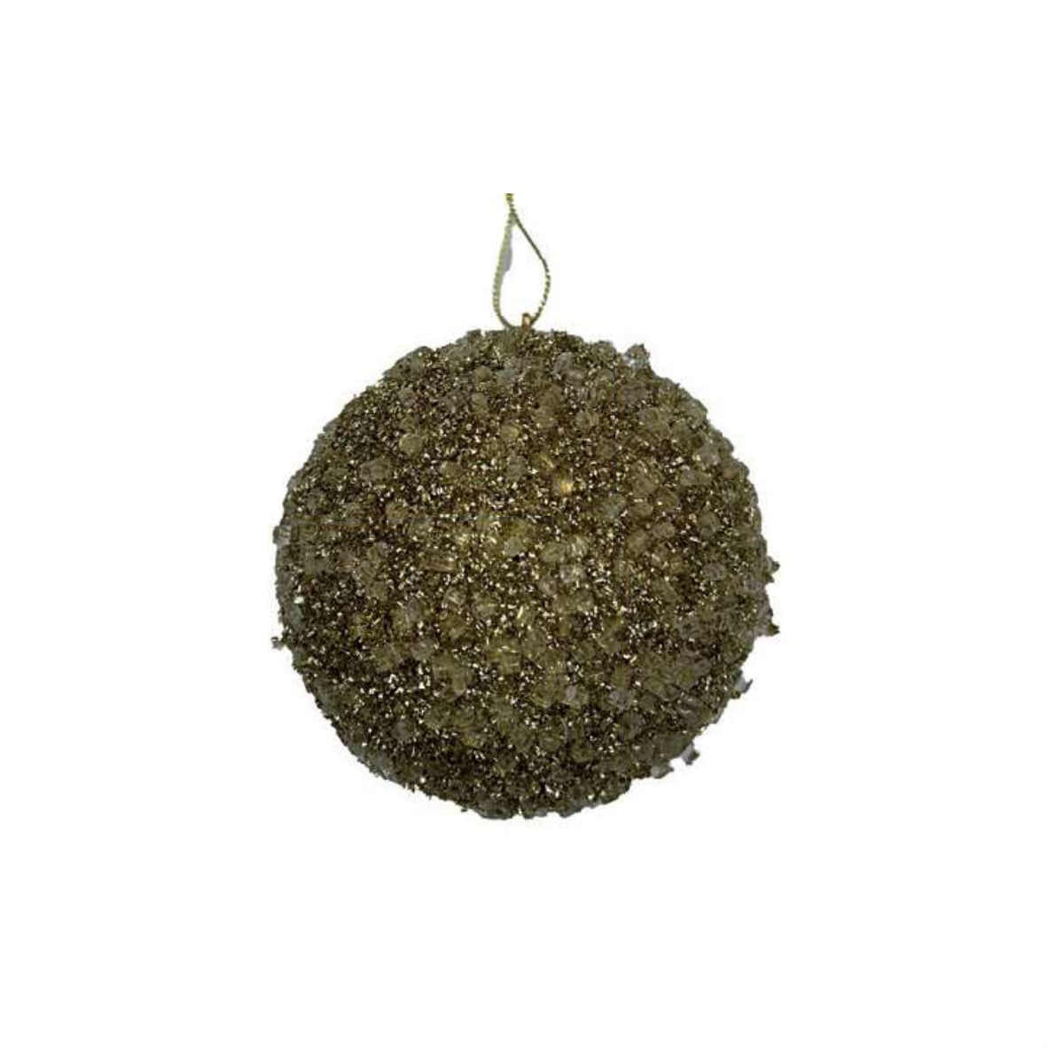 Bola Dourada Natalina – Ouro Antigo